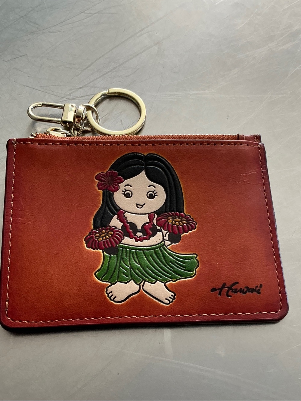 Hawaii Leather card holder (slim)